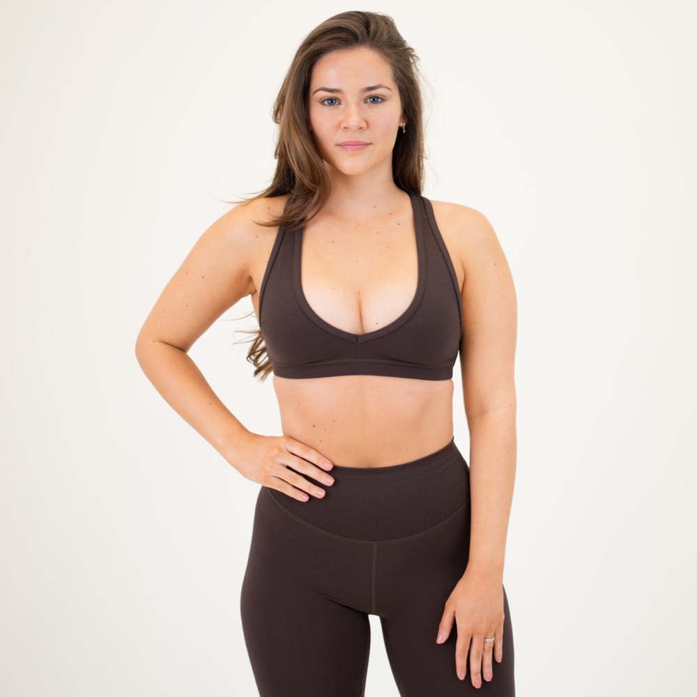 Women's FLEO vavavoom sport bra BROWN